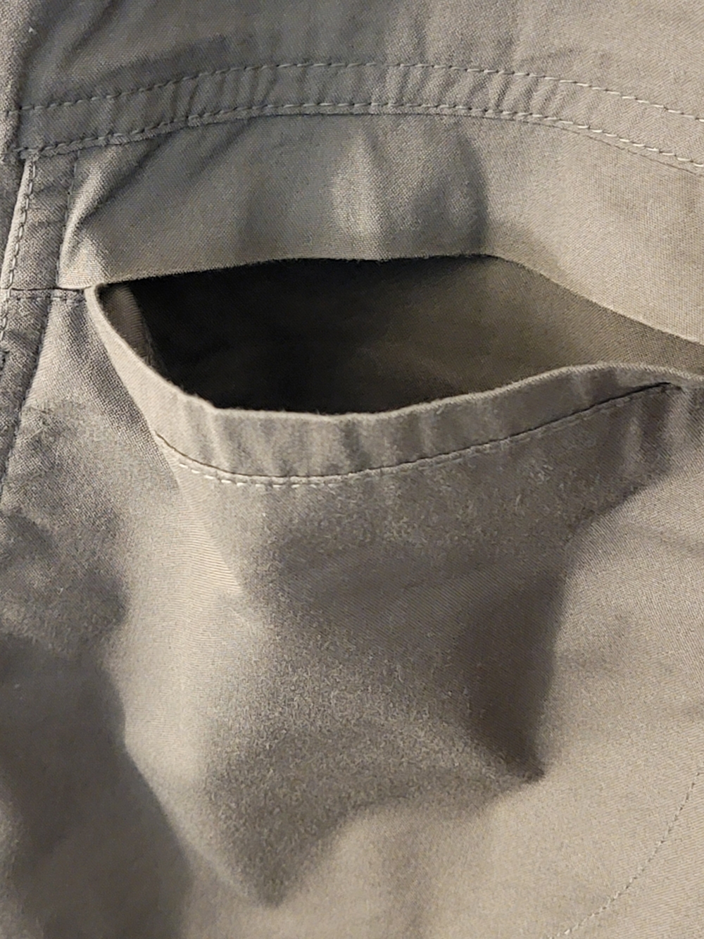 NWT Prana Olive Green Stretch Utility Athletic Shorts Size XL - Picture 6 of 9